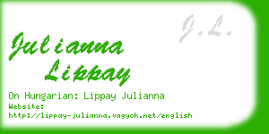 julianna lippay business card